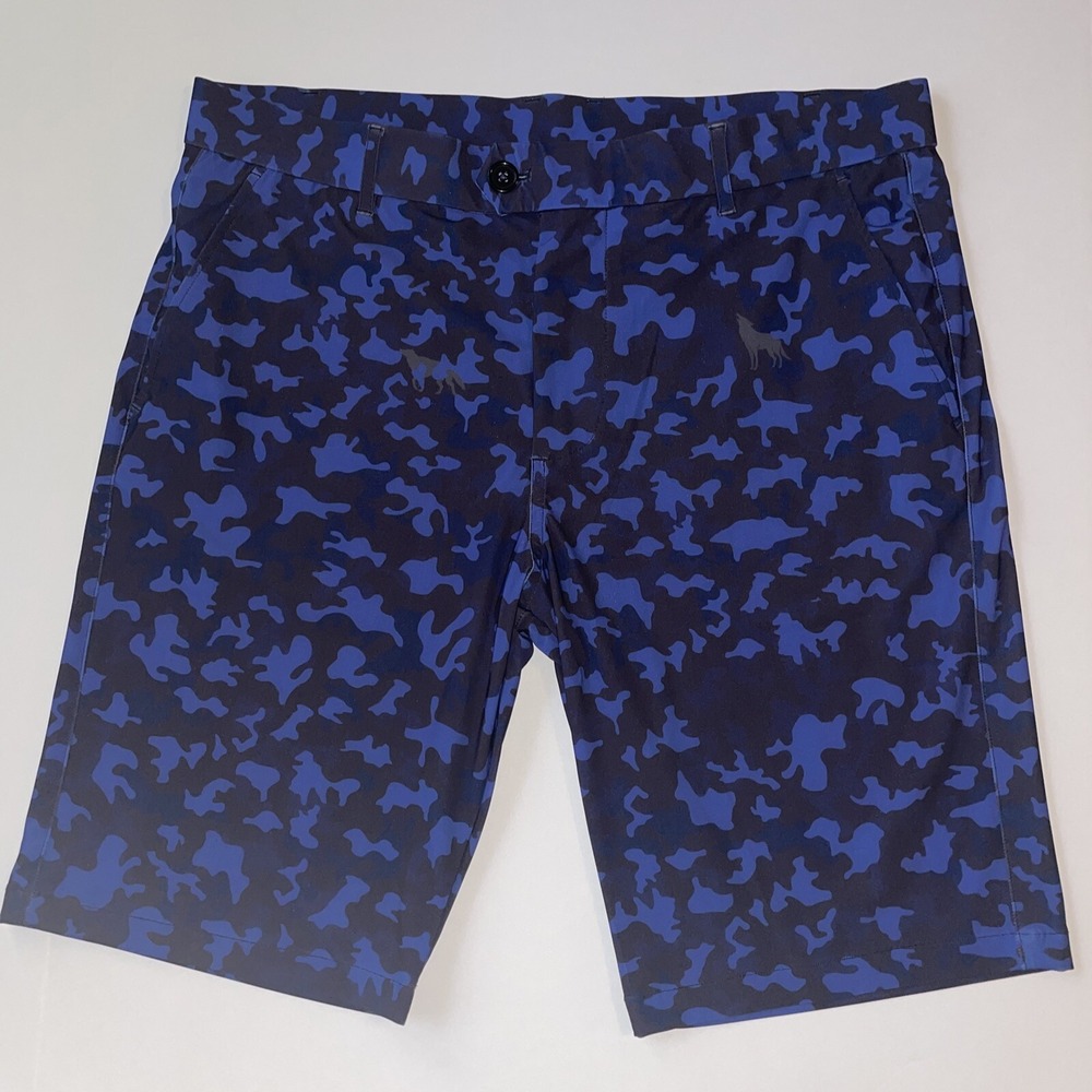 Greyson Performance Golf Shorts Measured At 35.5x9.  Mint!  All Over Print.